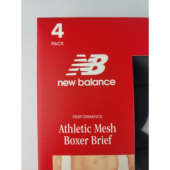 New Balance Men's 4 Pack Performance Premium Boxer Brief Size L 36-38" NIB - Picture 2 of 10